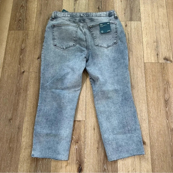 JAG Ruby Mid-Rise Straight Crop Christopher Blue Raw Hem Denim Size 20W NWT - Picture 11 of 11